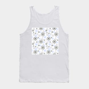 Cute Snowflakes Pattern - Periwinkle Tank Top